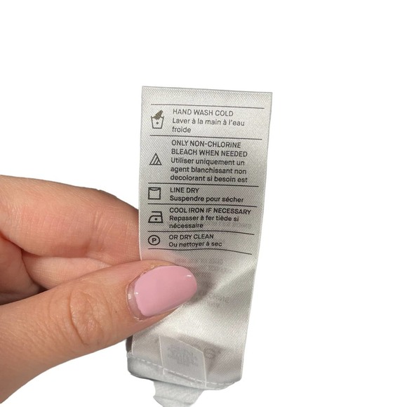 Vince Hazy Plaid Cowl Neck Slip Dress in Powder Blue Gray Size 8 - Picture 12 of 13